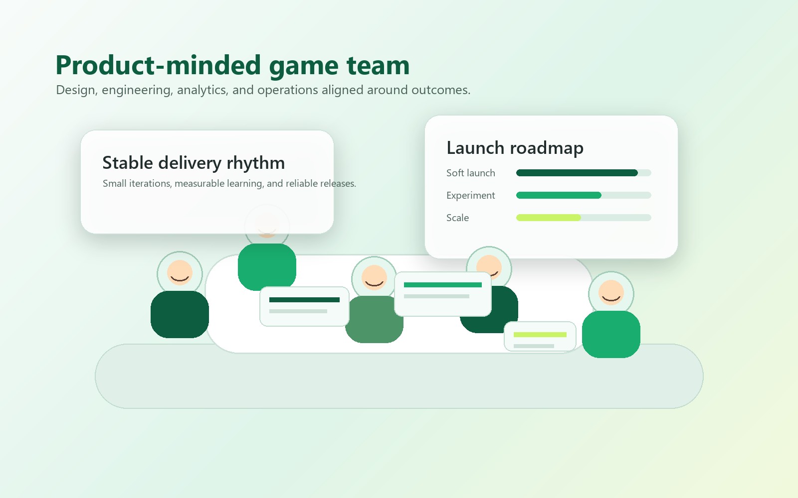 Domirelax team planning mobile game growth systems